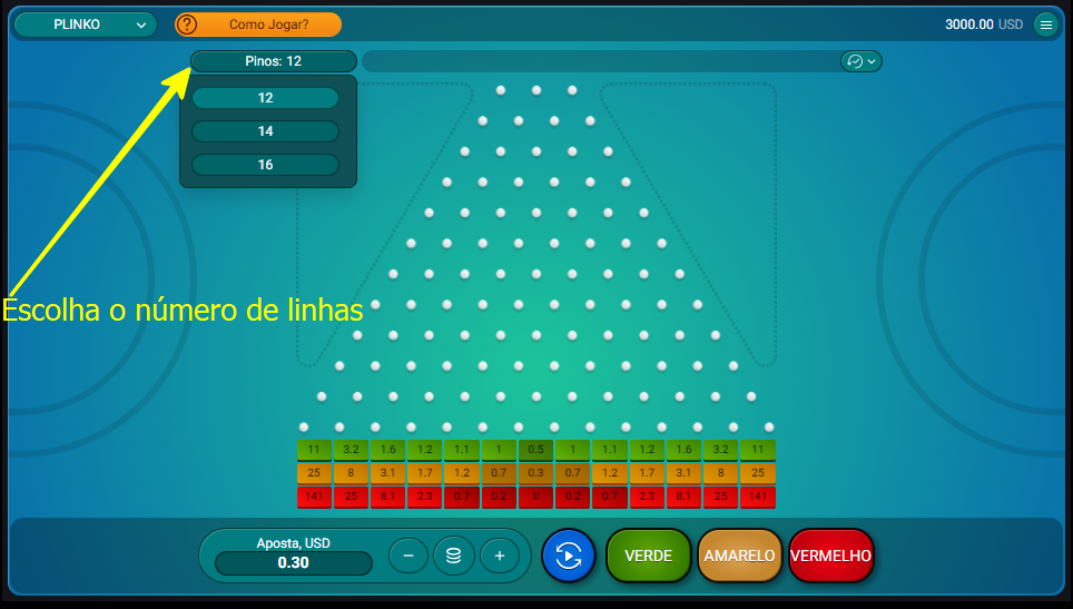 Princípio do jogo Plinko (Screenshot 1)