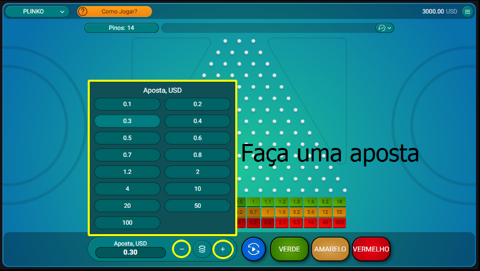 Princípio do jogo Plinko (Screenshot 3)